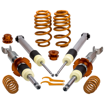 Lowering Suspension Kit Coilovers Shock Absorber compatible for Audi A4 8E B6 B7 2001-2009